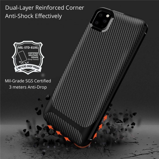 Carbon Protect Cover Xiaomi Redmi 9 Black