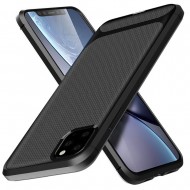 Carbon Protect Cover Huawei P40 Lite E / Y7p Black