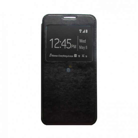 Capa Flip Cover Com Janela Candy Samsung Galaxy S7 Edge Preto