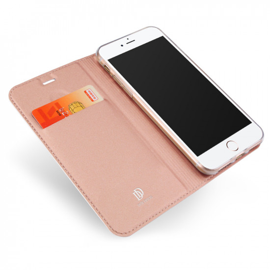 Flip Cover Para Apple Iphone 12 Pro Max Pink Dux Ducis Skin Pro