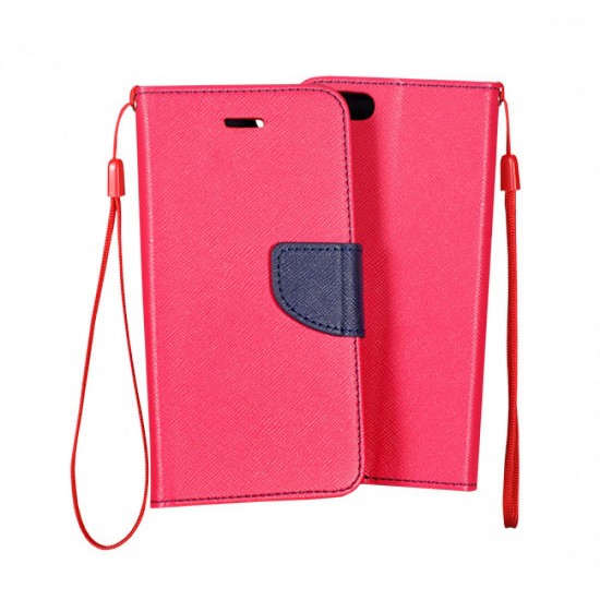 Capa Flip Cover Samsung Galaxy M31s Rosa Azul Telone Fancy