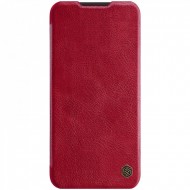 Flip Capa Nillkin Quin Leather Para Samsung Galaxy A20s Red