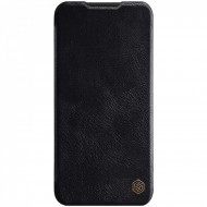 Flip Capa Nillkin Quin Leather Para Apple Iphone 12 / 12 Pro Black