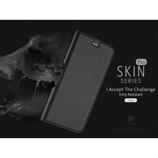 Flip Cover Para Xiaomi Redmi 9c Black Dux Ducis Skin Pro