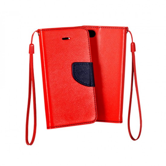 Capa Flip Cover Huawei Y5p Vermelho Azul Telone Fancy