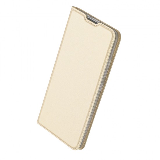 Flip Cover Para Xiaomi Redmi 9c Gold Dux Ducis Skin Pro