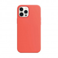 Hard Silicone Cover Apple Iphone 12 Pro Max Pink Solid