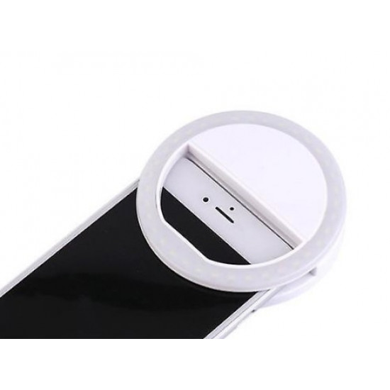 Ring Light New Science L02 White Selfie Ring Light, Protect Phone