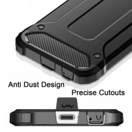 Capa Silicone Anti-Choque Armor Carbon Samsung Galaxy A31s/M317 Preto