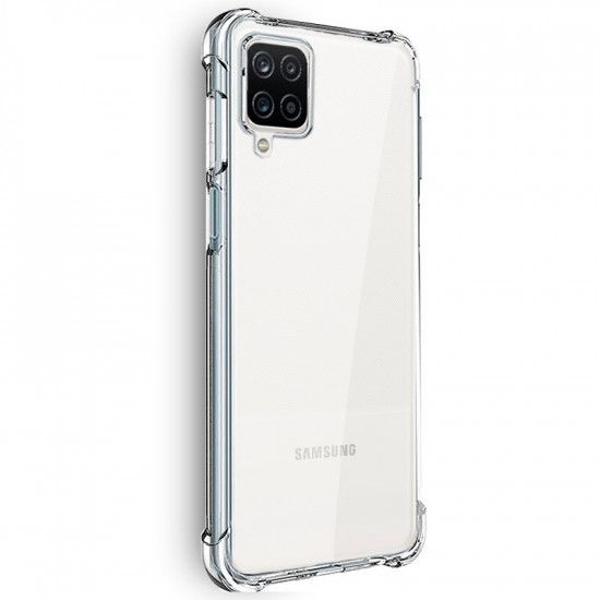 Capa Silicone Anti-Choque Samsung Galaxy A02s Transparente