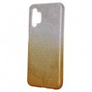 Capa Silicone Gel Brilhante Samsung Galaxy A32 5g A326 Dourado Silver