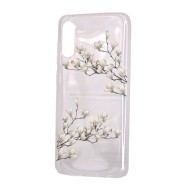 Capa Silicone Gel Com Desenho Flower Samsung Galaxy A70 / A70s Transparent