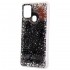 Bling Glitter Design Silicone Case Samsung Galaxy A21s / A217 Black
