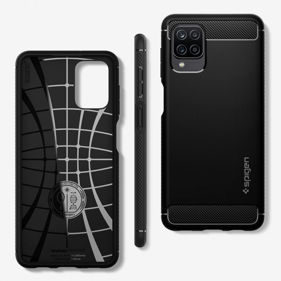 Spigen Rugged Armor Case For Samsung Galaxy A72 5G Black