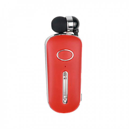 Headphone Akz-Q7 Super Bass Stereo Headset Clip-On Wireless Bluetooth Red