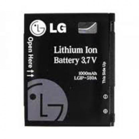 Bateria Lg Lgip-580a Li-Ion, 3.7v, 1000mah Compativel Com Hb620, Kc910, Kb620, Kc780, Km900 Arena, Kc910 Renior, Ku900 Viewty, Ku990 Bulk