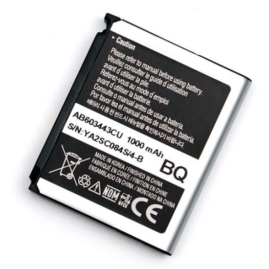 Bateria Samsung Star / S5230 / Sgh-G800 / L870 3.7v 1000mah Ab603443/Ab603443cu