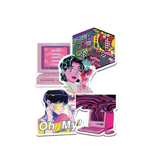 OEM City Pop Sticker Kit 5 Pcs - Mix