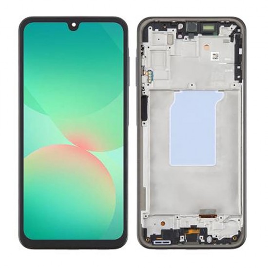 Touch+Display Com Frame Samsung Galaxy A26 5g/A266 6.7" Preto Original Touch+Display Com Frame Samsung Galaxy A26 5g/A266 6.7" Preto Original