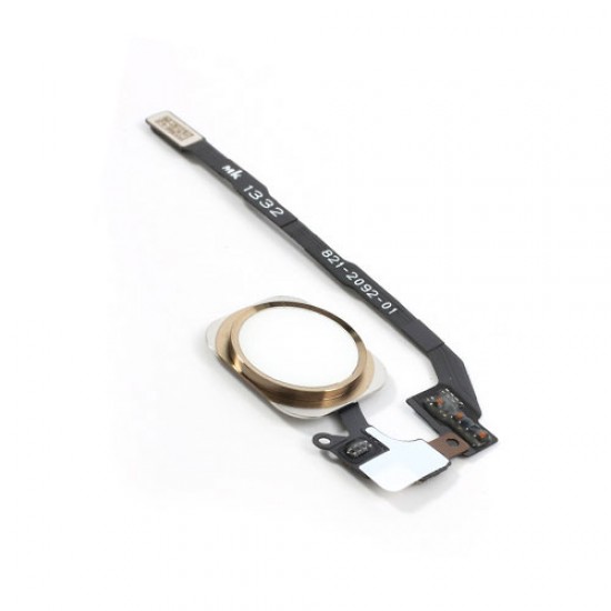 Home Botão Flex Apple Iphone 5s Dourado