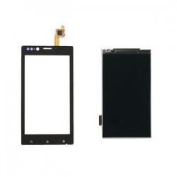 Touch+Display Sony Xperia J/ST26 4.0" Negro