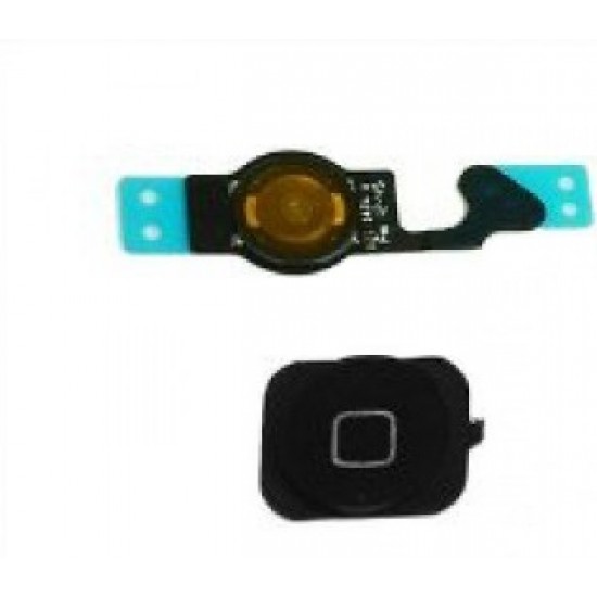Home Button Flex Apple Iphone 5 Black