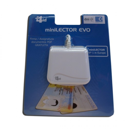 Leitor Cartão De Cidadão Bit4id Mini Lector Evo Branco