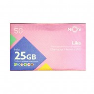 Nos Like SIM Card 25GB Internet And 500 Min/SMS/Month