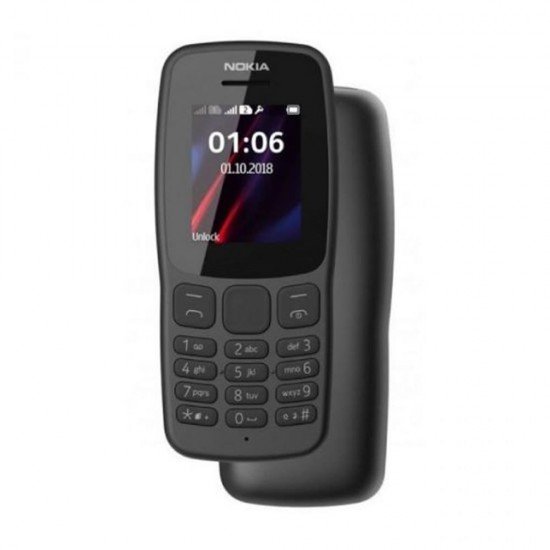 Nokia 106 TA-1114 Black Dual SIM Phone