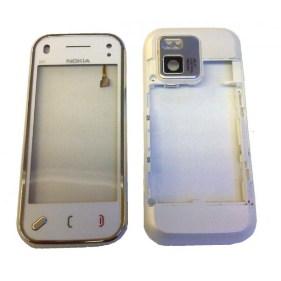 Touch Com Frame Nokia N97 Mini Branco 