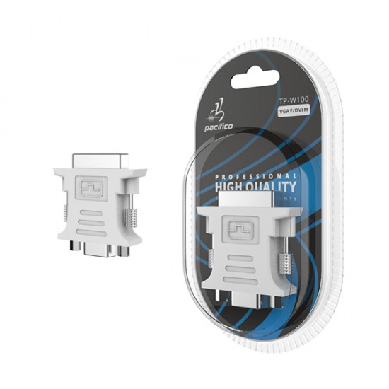 Adaptador De Vga F/Dvi M Pacifico Tp-W100 Branco