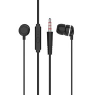 Earphones ONE PLUS NC3148 BLACK 3.5MM PLUG TYPE HIGH SOUND QUILTY WITH MICROPHONE