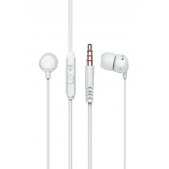 Earphones ONE PLUS NC3148 WHITE 3.5MM PLUG TYPE HIGH SOUND QUILTY WITH MICROPHONE