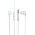 Earphones ONE PLUS NC3148 WHITE 3.5MM PLUG TYPE HIGH SOUND QUILTY WITH MICROPHONE