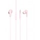 Earphones ONE PLUS NC3144 PINK 1.2M 3.5MM HIGH CLEARITY MIC