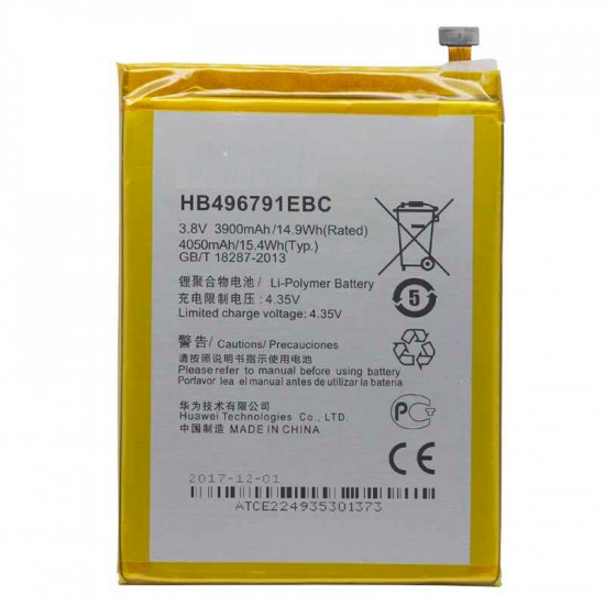 Huawei Ascend Mate 1/Mt1/Mt2/MT1-U06/HB496791EBC 3900mAh 3.8V 14.9Wh Battery