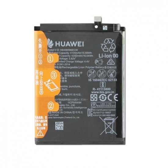 Bateria Huawei Mate 30/Mate 30 Pro/P40 Lite/Hb486586ecw 4200mah 3.82v 15.66wh Bulk