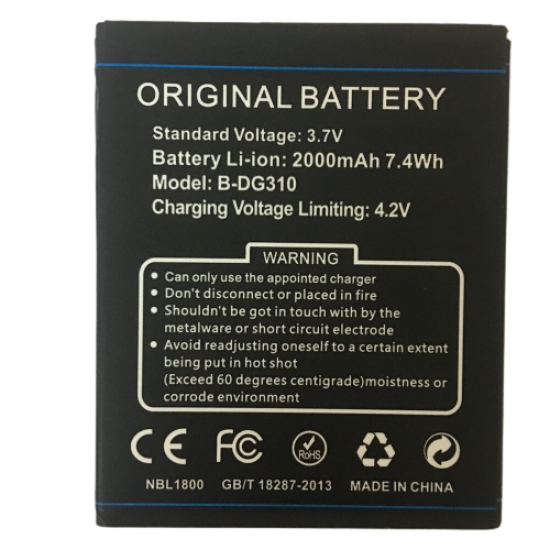 Battery Doogee Dg310 (S/N:H031dg3100550) 2000mah