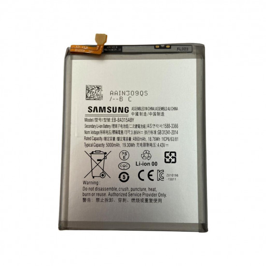 Bateria Samsung Galaxy A22/A31/Eb-Ba315aby 5000mah 3.86v 19.30wh