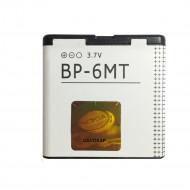 Battery Nokia Bp-6mt Bulk Li-in, 3.7v, 1050mah Compativel Com 6720c, E51, N81, N81 8gb, N82