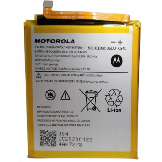 Battery Motorola Moto E6 Play / Ks40 3000 Mah	