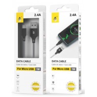 Cabo De Dados One Plus B6244 Preto 2.4a 1m Micro Usb