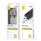 Cabo De Dados One Plus B6244 Branco 2.4a 1m Micro Usb