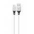 Cabo De Dados One Plus B6244 Branco 2.4a 1m Micro Usb