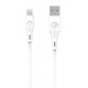 Cabo De Dados One Plus Nb1255 Branco 2.4a 1m Para Iphone 8/X/12/13