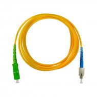 Cabo De Rede Oem V-6911 Sc/Apc-Sc/Apc 1.5m Fibra Ótica Amarelo