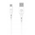 Cable Micro Usb One Plus Nb1253 2.4a, 1m Compatible With Fast Charging White