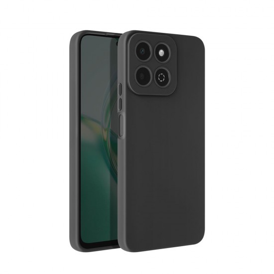 Funda De Gel De Silicona Huawei Honor 200 Smart Negro Con Protector De Cámara Funda De Gel De Silicona Huawei Honor 200 Smart Negro Con Protector De Cámara
