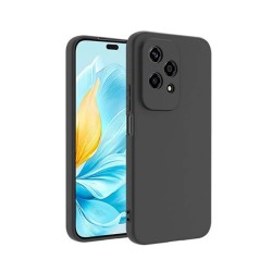 Funda De Gel De Silicona Huawei Honor 200 Lite Negro Con Protector De Cámara