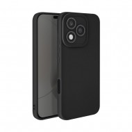 Capa Silicone Gel Huawei Honor 400 Lite Preto Com Protetor De Câmera